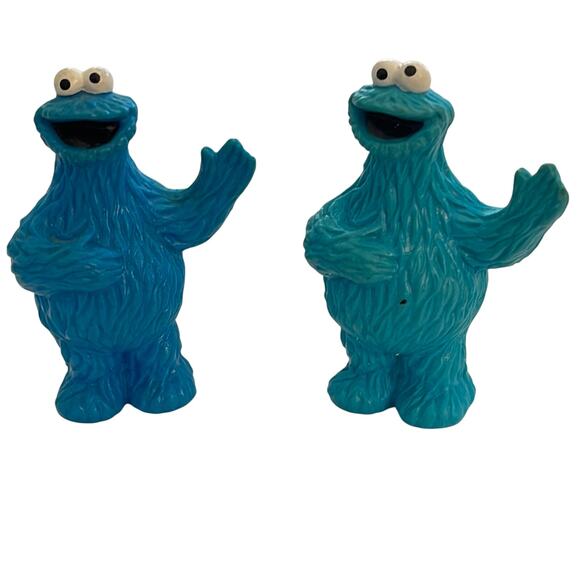 Applause Sesame Street Muppet Blue Cookie Monster 2pcs - Picture 1 of 4